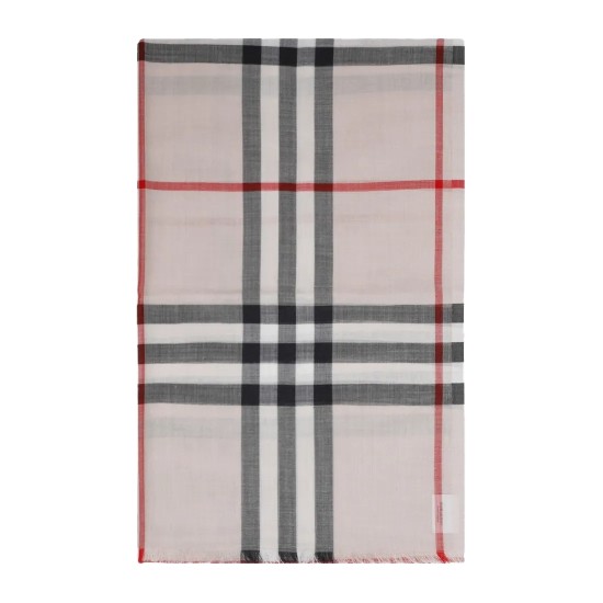 Replica Wide Check Wool Scarf Uk
