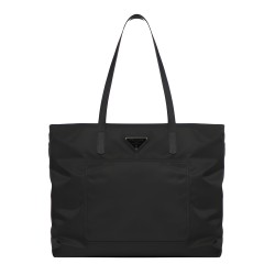 Re-Nylon Tote Bag In Black Uk