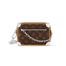 Mini Soft Trunk Safran Yellow Monogram Macassar Coated Canvas And Cowhide Leather M12767 Uk