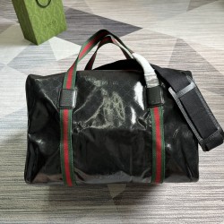 Gg Large Duffle Bag Black Gg Supreme Tender Uk Gg Large Duffle Bag Black Gg Supreme Tender Uk