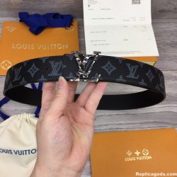 INITIALES 40MM REVERSIBLE MONOGRAM CANVAS BELT - B171 UK