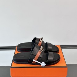 Jackson Sandals In Black And Brown - Hs107 Uk Jackson Sandals In Black And Brown - Hs107 Uk
