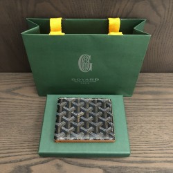 Victoire Wallet In Black And Tan Uk