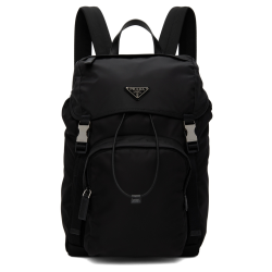 BLACK RE-NYLON BACKPACK IN BLACK UK