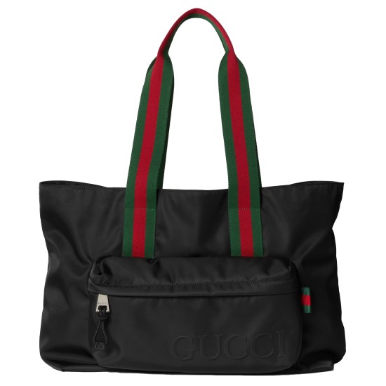 replica LARGE TOTE BAG WITH LOGO IN BLACK UK
