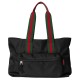 replica LARGE TOTE BAG WITH LOGO IN BLACK UK