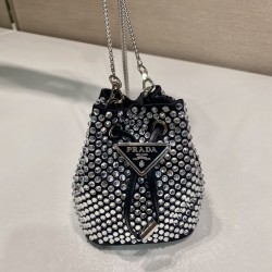 STUD-EMBELLISHED LOGO-PLAQUE MINI BAG UK
