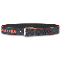 DAMIER PRINT 40MM REVERSIBLE BELT - B136 UK