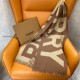 replica LOGO WOOL SCARF IN BROWN UK