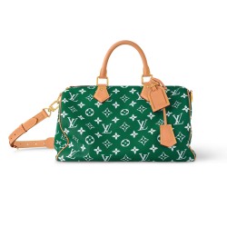 Speedy P9 Bandouliere 40 Green Soft Calfskin M24417 Uk