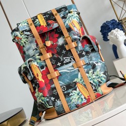 Christopher Mm Navy Blue Monogram Surfin’ Canvas M24996 Uk