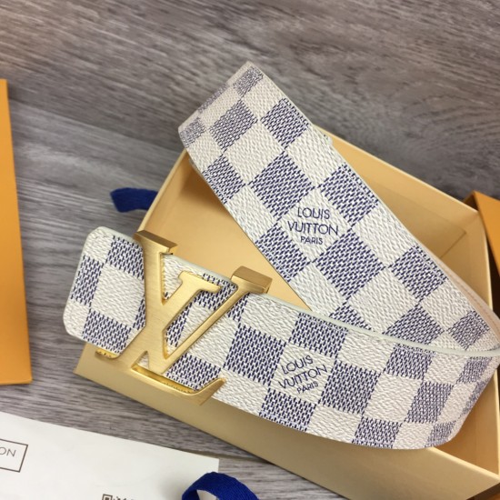 Replica LV INITIALES DAMIER BELT - B82 UK replica LV INITIALES DAMIER BELT - B82 UK