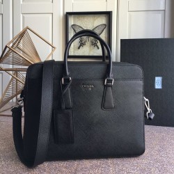 Saffiano Leather Briefcase In Black Uk Saffiano Leather Briefcase In Black Uk