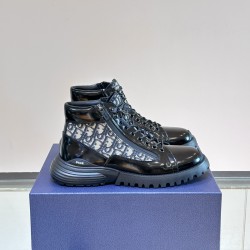 COMBAT ANKLE BOOT IN BLACK - CD325 UK
