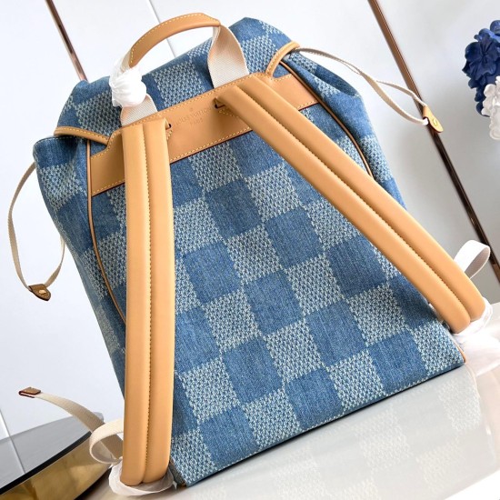 Replica Montsouris Backpack Damier Leather M40708 Uk - 13852 - Buddha Luxury