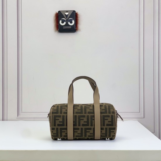 Replica MINI BAG BROWN FF FABRIC BAG UK replica MINI BAG BROWN FF FABRIC BAG UK