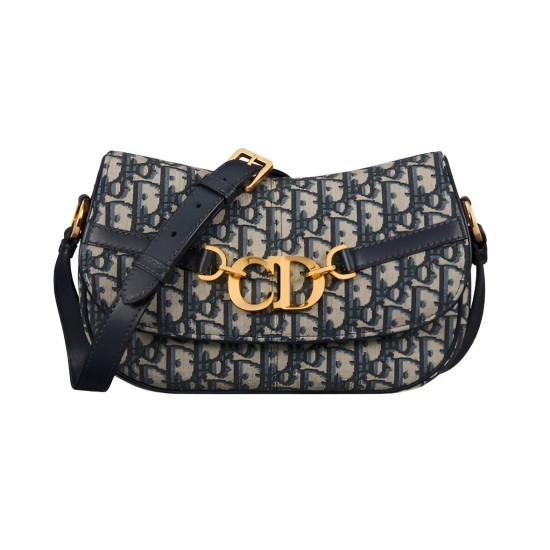 Replica Dior 13299 DFR#11439 Buddha Luxury Replica Small Cd Besace Bag Blue Oblique Jacquard Uk - 13299 - Buddha Luxury