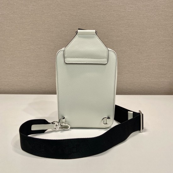 Replica Prada 15868 PFR#11861 Buddha Luxury Replica Brique Saffiano Leather Bag In White Uk - 15868 - Buddha Luxury