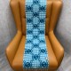 Replica Check Wool Scarf In Blue And White Uk