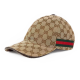 replica ORIGINAL GG CANVAS BASEBALL HAT WITH WEB IN BEIGE UK