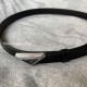 replica 20MM LOGO BELT BLACK - B353 UK