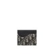 replica SADDLE CARD HOLDER BLACK GRAINED CALFSKIN MARQUETRY UK