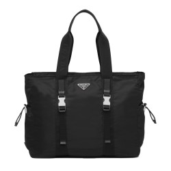 Re-Nylon And Saffiano Leather Tote Uk