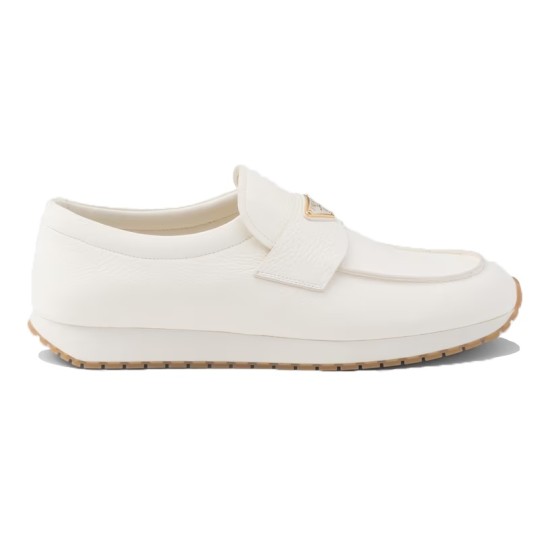 replica LEATHER LOAFERS IN WHITE - PD183 UK
