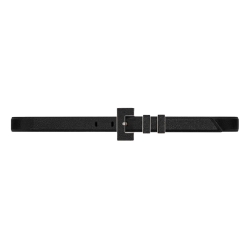 CARRE RIVE GAUCHE DOUBLE LOOP BELT IN BLACK - B239 UK