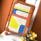 replica R.M.S CABIN SUITCASE IN ORANGE AND BROWN UK