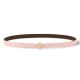 replica MINI FLOWERGRAM 15MM REVERSIBLE BELT - B391 UK