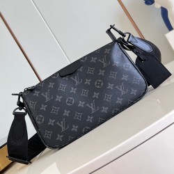 Pochette Accessoire Xl Black Monogram Eclipse Canvas M11741 Uk