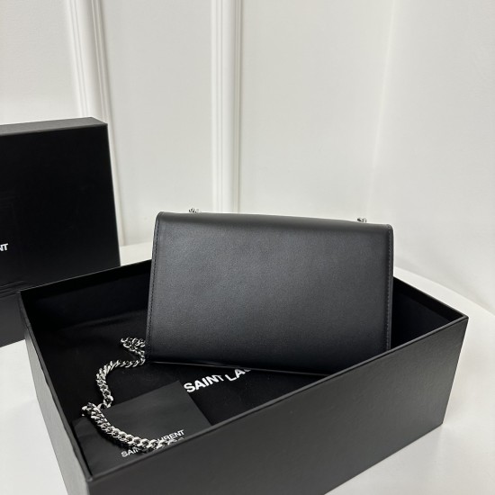 Replica Ysl 12066 YFR#11946 Buddha Luxury Replica Kate Small Leather Shoulder Bag In Black Uk - 12066 - Buddha Luxury