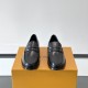 replica LEATHER LOAFERS IN BLACK - LV853 UK