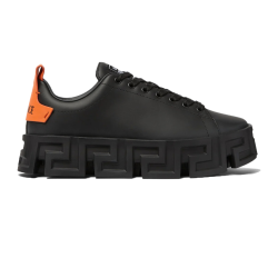 GRECA LABYRINTH LACE-UP SHOES IN BLACK - VS50 UK