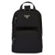 replica ENAMEL TRIANGLE-LOGO BACKPACK UK