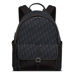 8 BACKPACK BLACK OBLIQUE JACQUARD UK