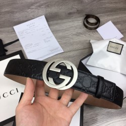 Gg Supreme Belt With G Buckle - B72 Uk