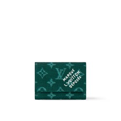 Victor Wallet Green Monogram Heritage Canvas M13222 Uk