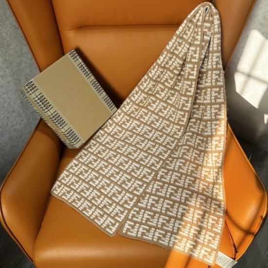 replica SCARF FF BEIGE CASHMERE UK