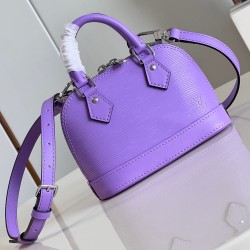 Nano Alma Bag Epi Grained Leather In Lilac Provence M82402 Uk Nano Alma Bag Epi Grained Leather In Lilac Provence M82402 Uk