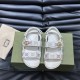 Replica Sandals With Double G Ivory Gg Crystal Canvas - Gcs37 Uk