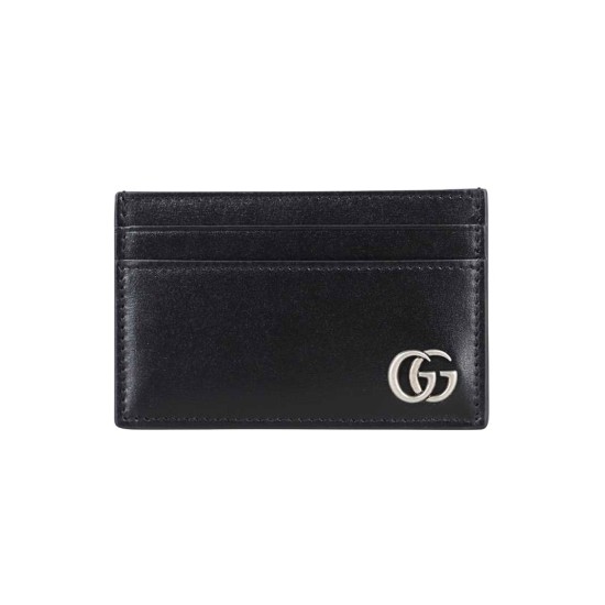 replica GG MARMONT BOARDED CARD HOLDER IN BLACK UK