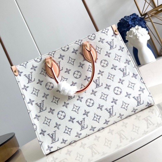 Replica L 13842 LFR#11650 Buddha Luxury Replica Onthego Mm Tote Bag In Multicolor Beige M24708 Uk - 13842 - Buddha Luxury