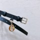 replica MISS BELT BLACK SMOOTH CALFSKIN 20 MM - B329 UK
