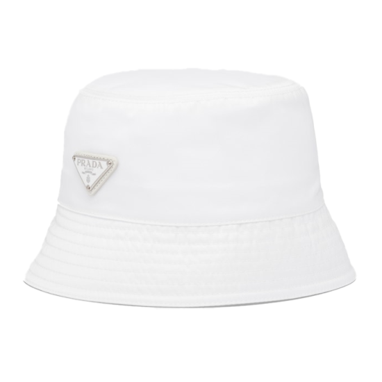 replica RE-NYLON BUCKET HAT IN WHITE UK