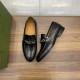 replica MENS LOAFERS WITH INTERLOCKING G BLACK - GC381 UK