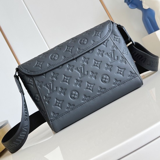 Replica Pulse Messenger Bag Black Calf Leather M14874 Uk - 13587 - Buddha Luxury