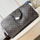 Replica Keepall Bandouliere 50 Black Brushed Monogram Cowhide Leather M11596 Uk - 15448 - Buddha Luxury