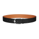 Replica BELT BLACK LICOL REVERSIBLE LEATHER - B322 UK replica BELT BLACK LICOL REVERSIBLE LEATHER - B322 UK